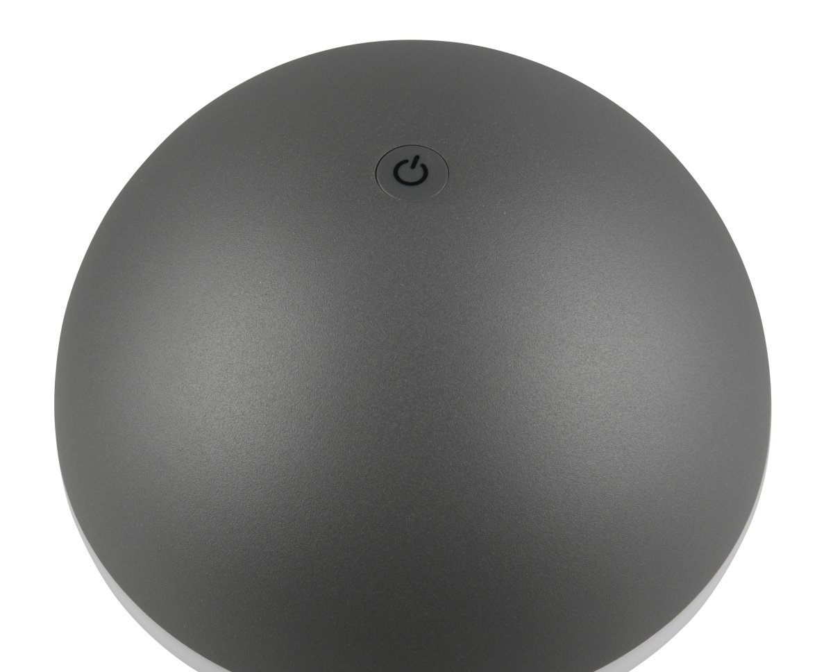 Fungo 30cm Antrasitt bærbar Fra Trio Lighting - Den bærbare Fungo bordlampen kombinerer moderne design med innovative funksjoner, noe som gjør den til en favoritt blant oppladbare lamper.