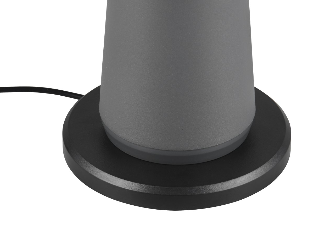 Fungo 30cm Antrasitt bærbar Fra Trio Lighting - Den bærbare Fungo bordlampen kombinerer moderne design med innovative funksjoner, noe som gjør den til en favoritt blant oppladbare lamper.