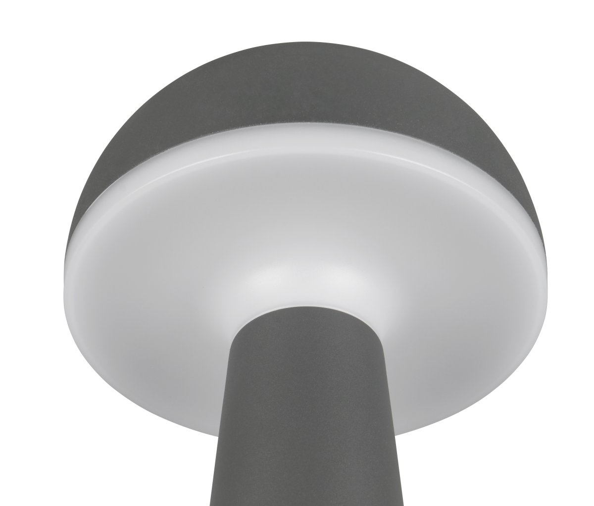 Fungo 30cm Antrasitt bærbar Fra Trio Lighting - Den bærbare Fungo bordlampen kombinerer moderne design med innovative funksjoner, noe som gjør den til en favoritt blant oppladbare lamper.