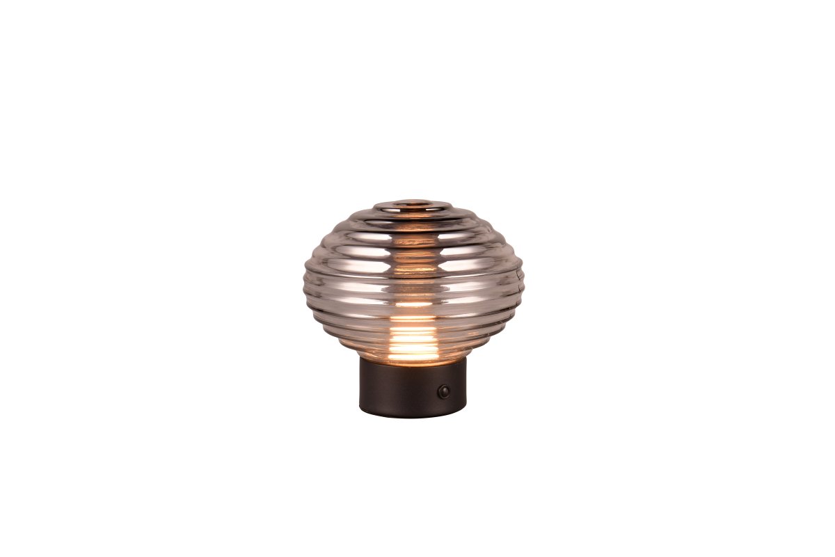 Earl 14cm Røykfarget bærbar Fra Trio Lighting - 