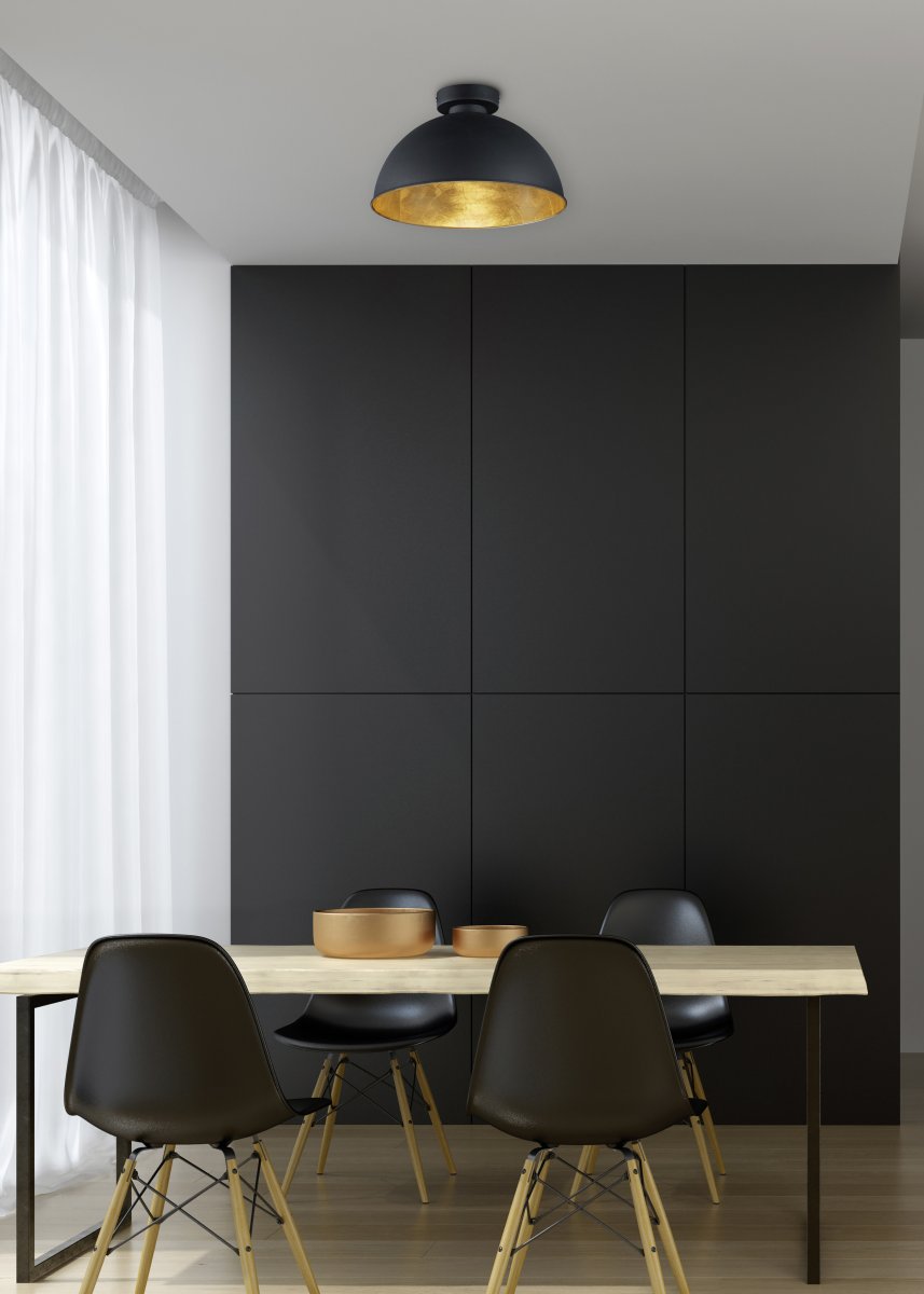 Jimmy Ø30 Svart plafond Fra Trio Lighting - 
