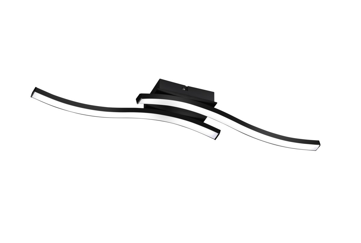 Route 56cm Svart plafond Fra Trio Lighting - 