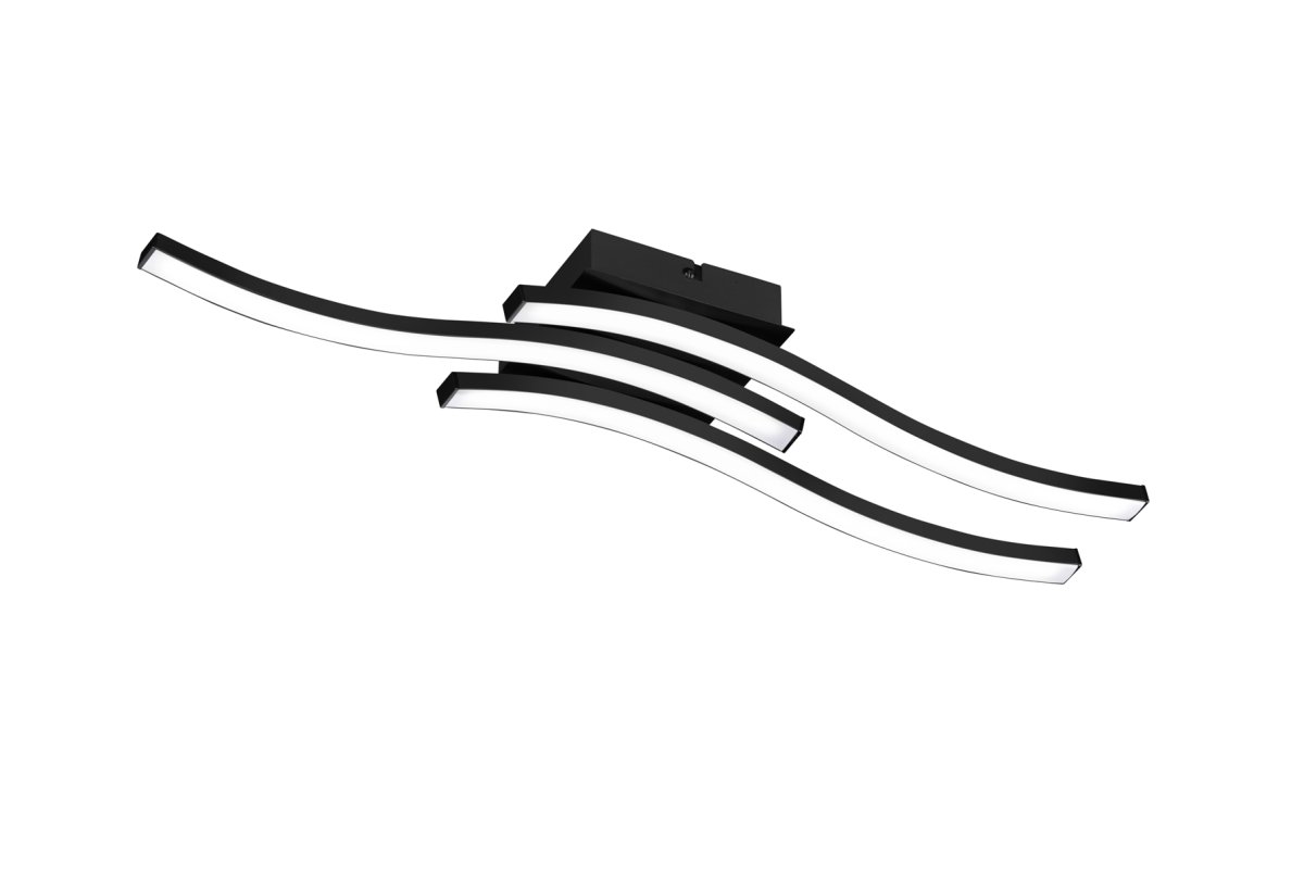 Route 56cm Svart plafond Fra Trio Lighting - 