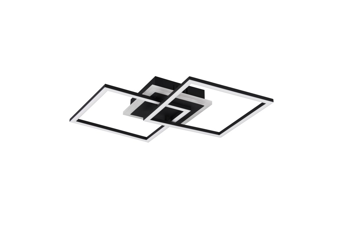 Venida 58cm Svart plafond Fra Trio Lighting - Med en praktisk SWITCH-dimmer kan du enkelt justere lysstyrken etter behov, dimmes i 3 trinn med en standard veggbryter.