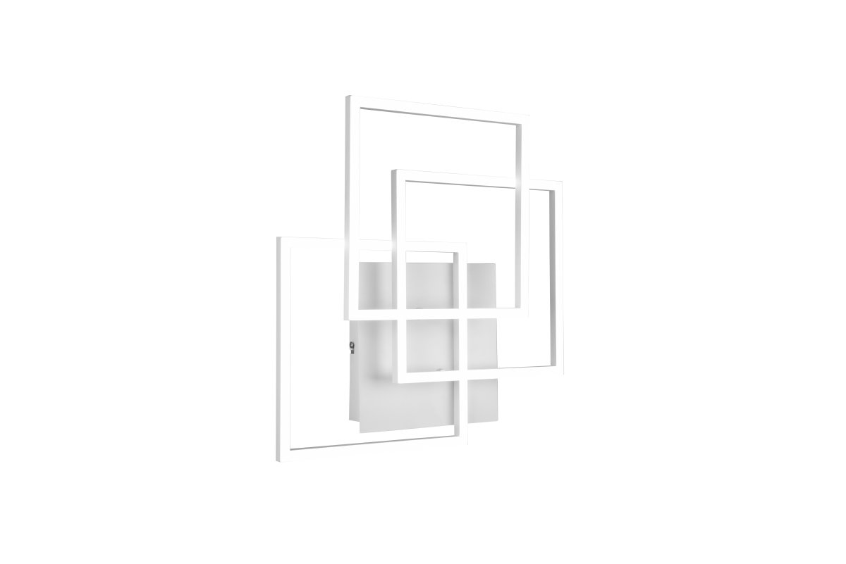 Mobile 42cm Hvit plafond Fra Trio Lighting - Den minimalistiske designen i matt hvit gjør denne lampen til et allsidig interiørdesignelement som smelter inn i mange forskjellige stiler, samtidig som den tilbyr moderne eleganse og funksjon.