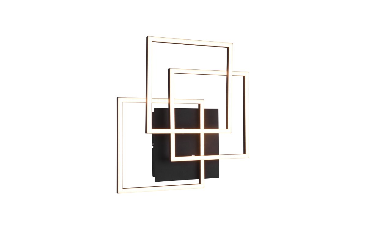 Mobile 42cm Svart plafond Fra Trio Lighting - Den minimalistiske designen i matt sort gjør denne lampen til et allsidig interiørelement som smelter inn i mange forskjellige stiler, samtidig som den tilbyr moderne eleganse og funksjon.