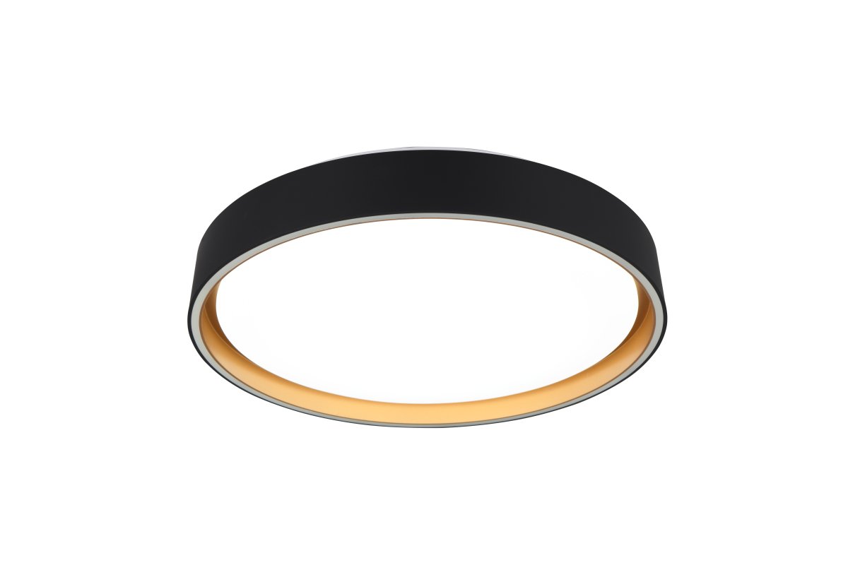 Felis Ø40 Svart plafond Fra Trio Lighting - Den energieffektive LED-teknologien sparer opptil 80 % p&aring; energikostnadene og gir lang levetid med lav varmeutvikling &ndash; en smart og milj&oslash;vennlig l&oslash;sning for hjemmet ditt.