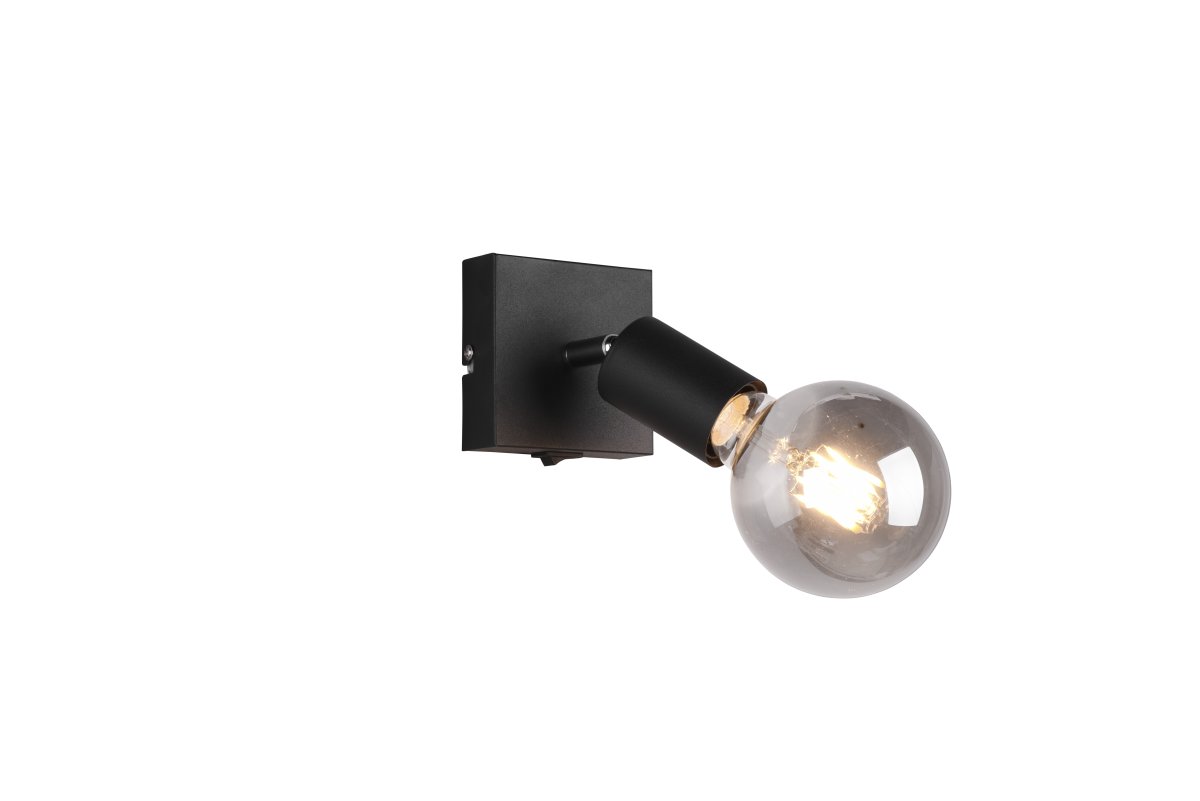 Vannes Svart spotlight Fra Trio Lighting - Vannes vegglampe med sin enkle og tidl&oslash;se design blir en nydelig interi&oslash;rdetalj for hjemmet.