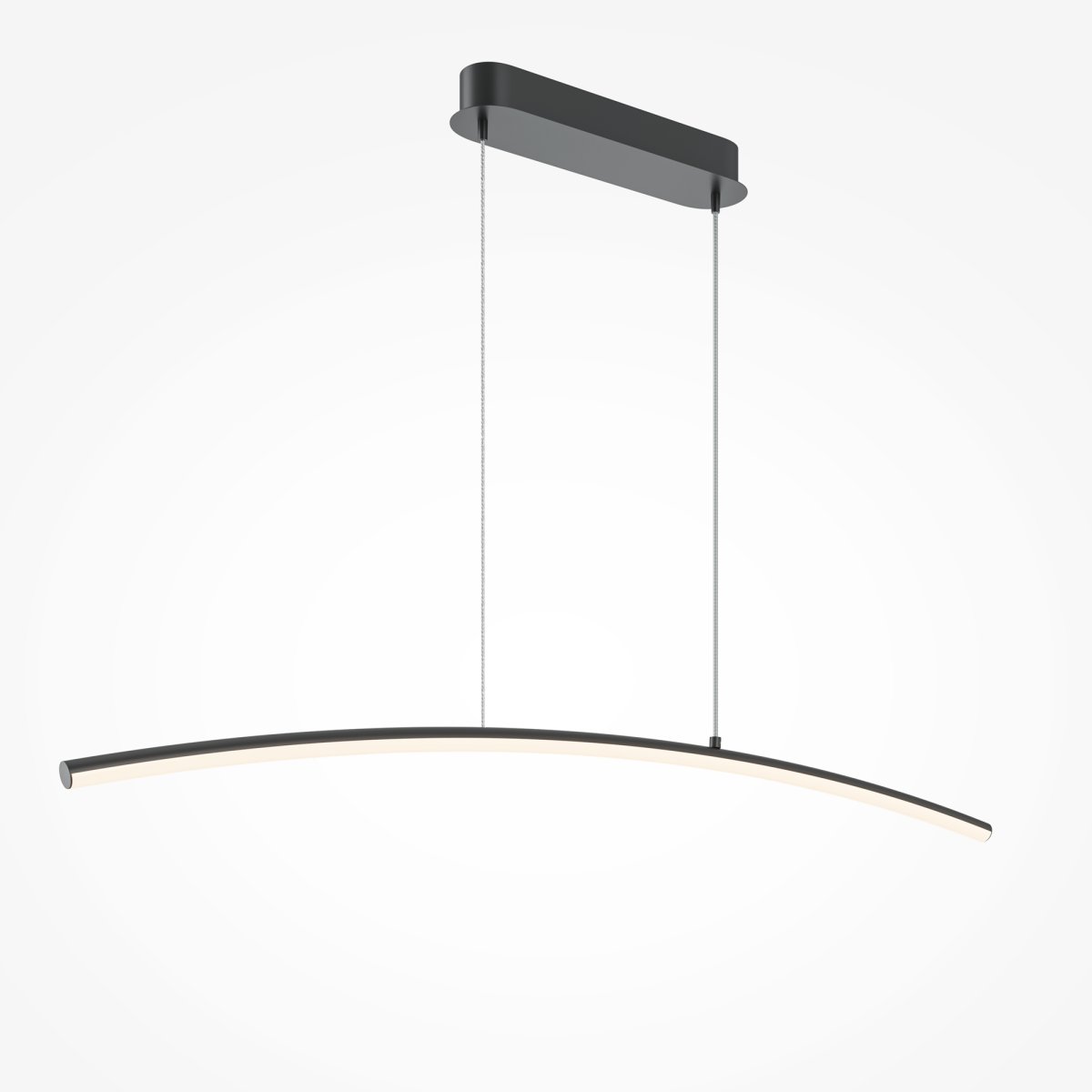 Light Reflection 98cm Svart Taklampe Fra Maytoni - Den har en justerbar fargetemperatur fra 3000K varmhvitt lys til 4000K hvitt lys, noe som gjør den perfekt for å tilpasse lyset til stemningen.