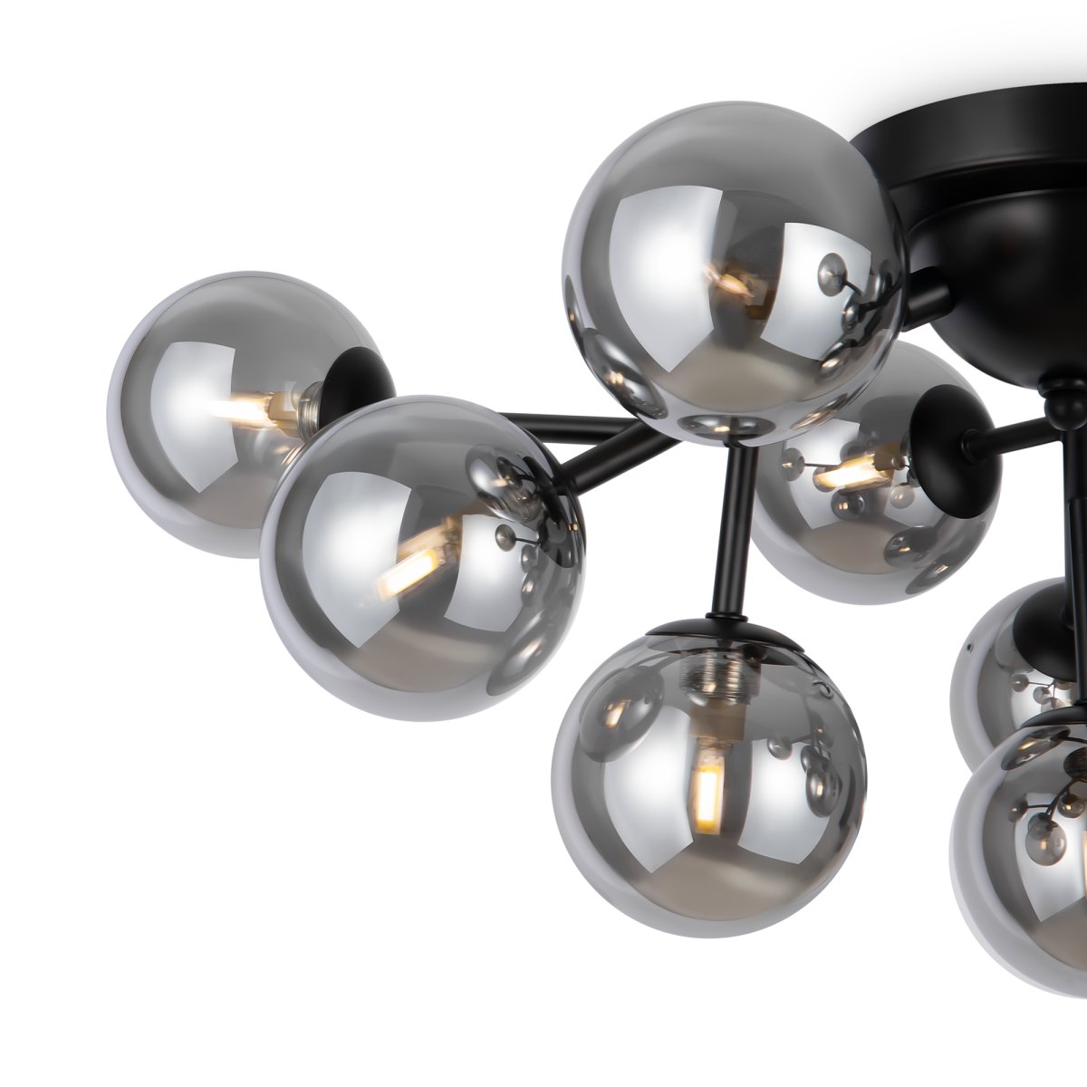 Dallas Ø60 Svart plafond Fra Maytoni - 