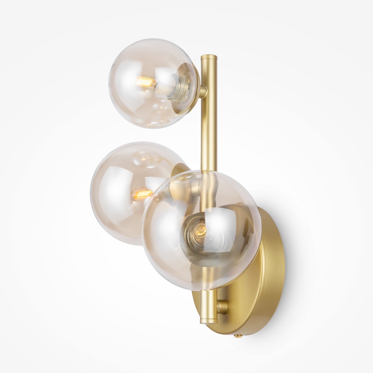Dallas 25cm Gull vegglampe Fra Maytoni - Skap en sofistikert og innbydende atmosfære med Dallas, en lampe som lyser opp hjemmet ditt med klasse og finesse.