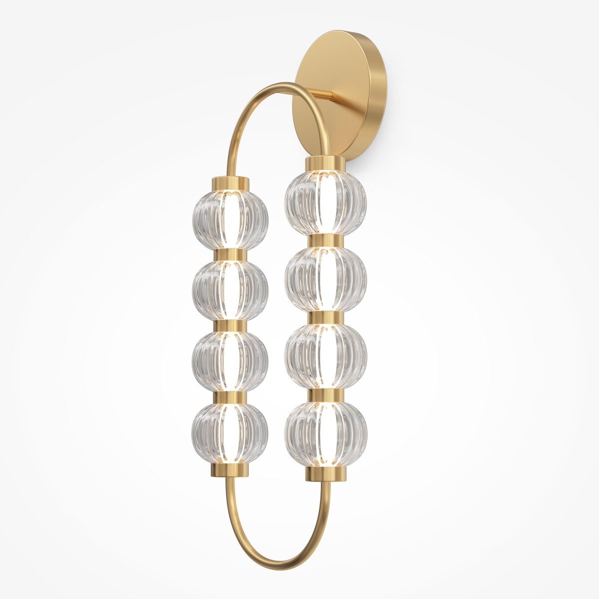 Amulet 60cm Gull vegglampe Fra Maytoni - Designet for å være både praktisk og dekorativt, gir den en følelse av luksus til innredningen din.