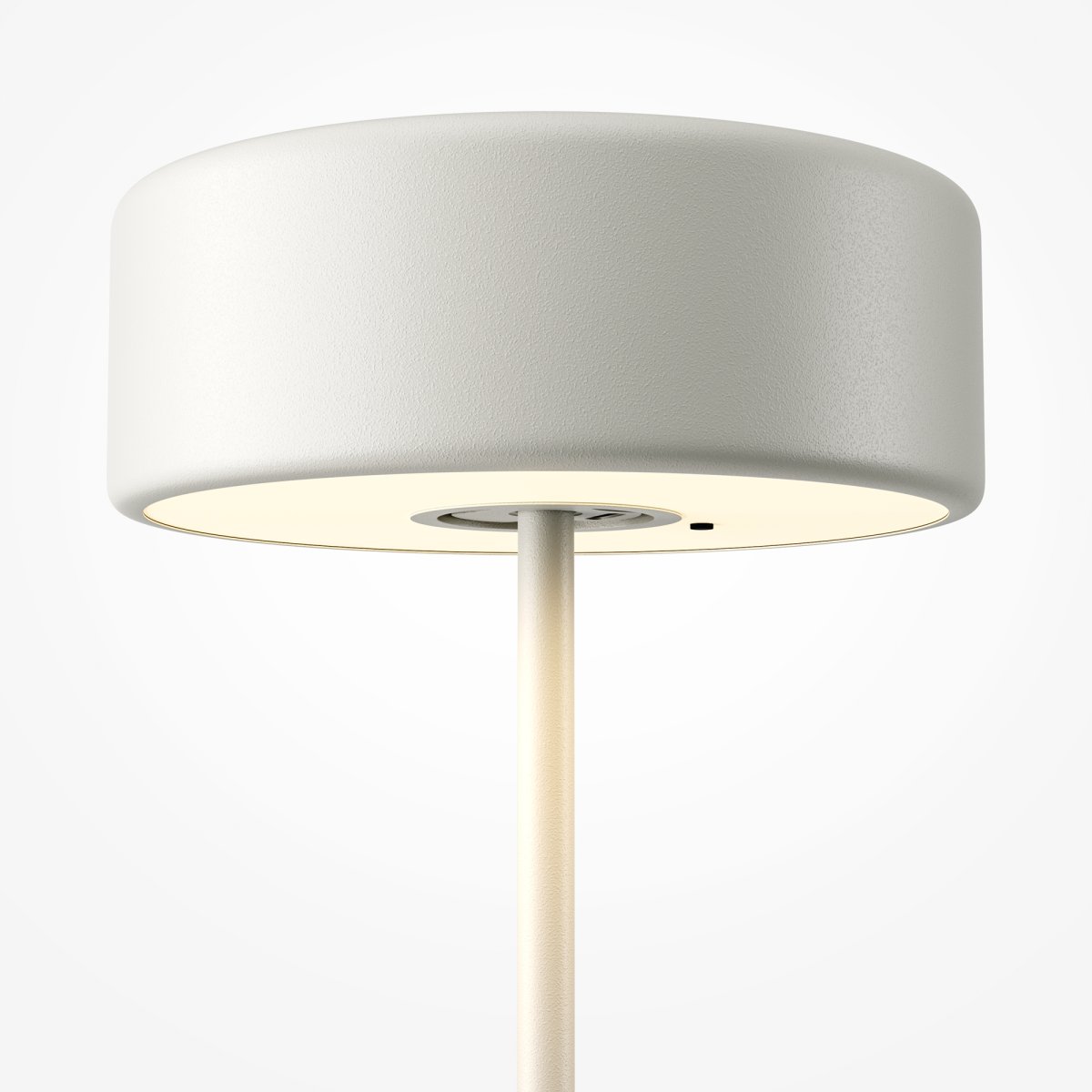 AI Collaboration 35cm Hvit bærbar Fra Maytoni - Lampen er tilgjengelig i tv&aring; utførelse: med en tynn metallstang på; en flat rund bunn eller med en glassbunn som integrerer en vase.
