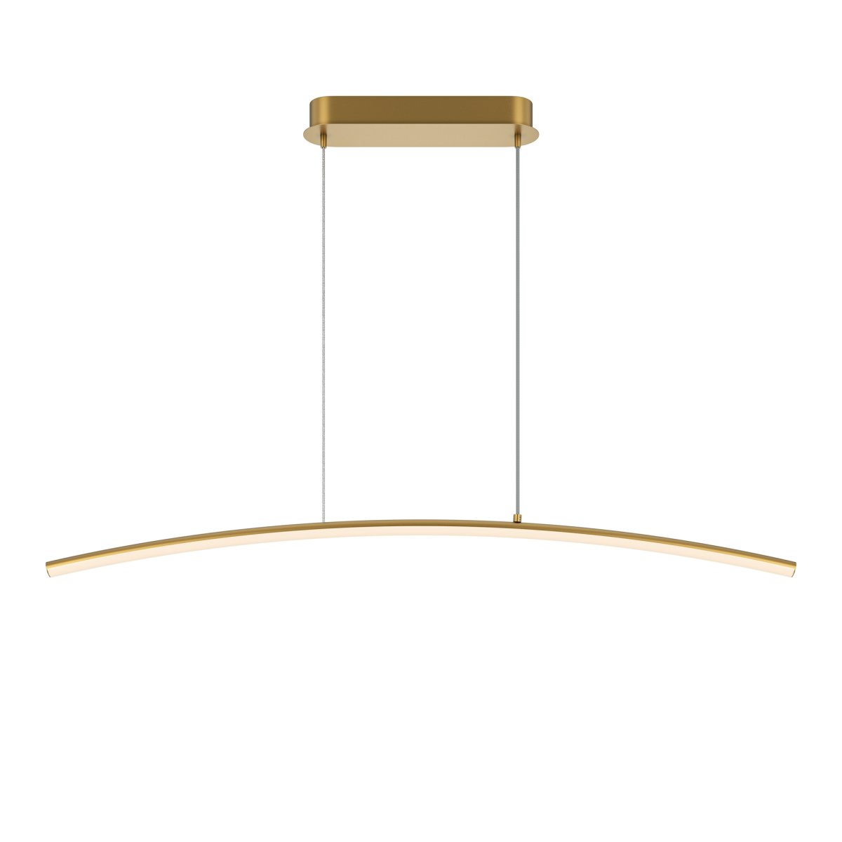 Light Reflection 98cm Messing Taklampe Fra Maytoni - Den har en justerbar fargetemperatur fra 2600K varmt gult lys til 3500K varmt hvitt lys, noe som gjør den perfekt for å tilpasse lyset til stemningen.