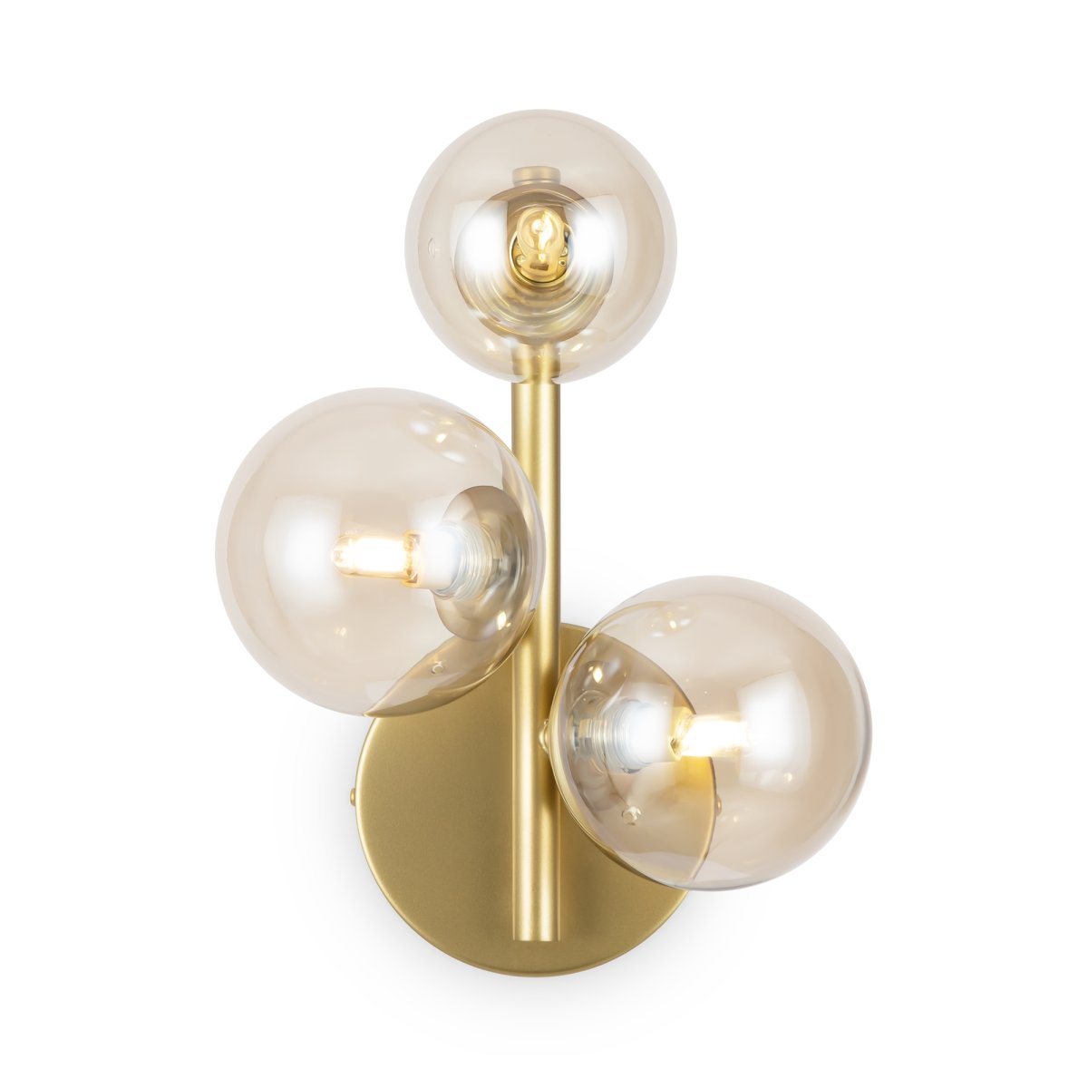 Dallas 25cm Gull vegglampe Fra Maytoni - Skap en sofistikert og innbydende atmosfære med Dallas, en lampe som lyser opp hjemmet ditt med klasse og finesse.