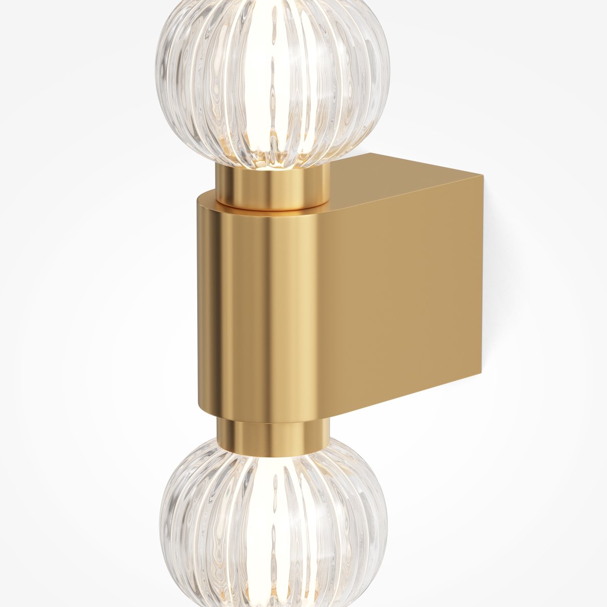 Amulet 75cm Gull vegglampe Fra Maytoni - Denne lampen blir et eksklusivt designelement i hjemmet ditt, samtidig som den gir et behagelig lys.