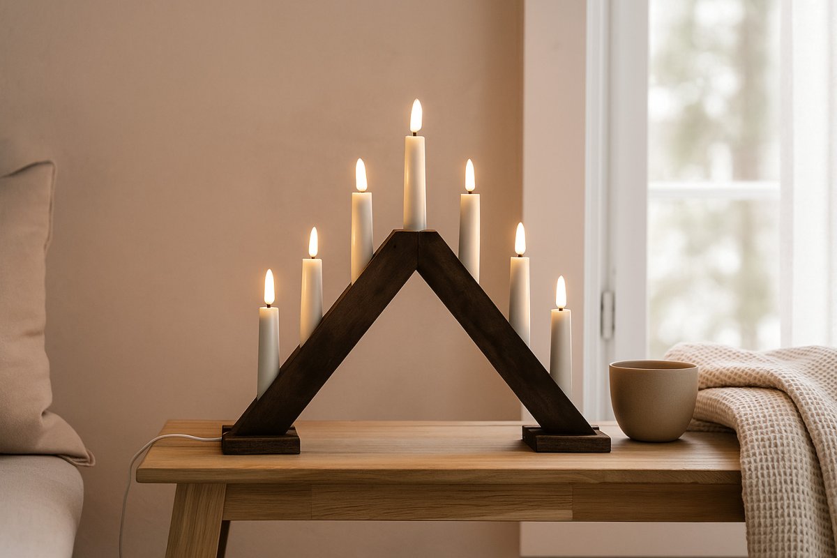 Sara Tre Fra Pixie Design - Det anbefales &aring; plassere den i vinduet eller p&aring; byr&aring;et i stuen.