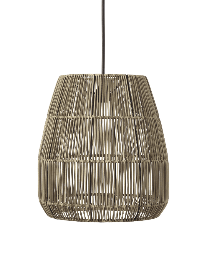 Saigon Ø38 Grå Taklampe Fra PR Home - 1,2m med E27 lampeholder og takkopp for krokoppheng.