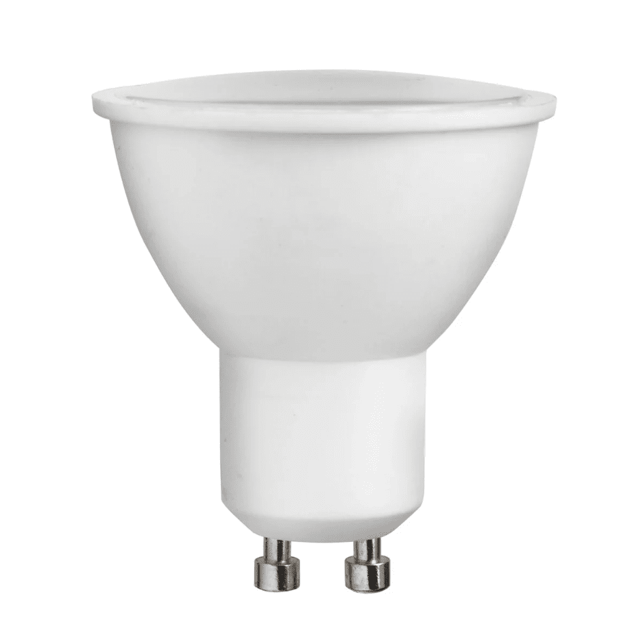 GU10 6W 2700K 3-trinns dimbar Hvit Fra Unison - Denne lyskilden er ideell for spotlights og innfelte armaturer der fleksibilitet og komfort er viktig.