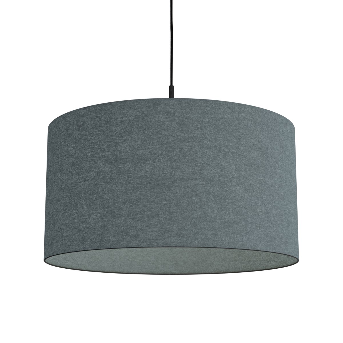 Soft Ø57 Blå ull Taklampe Fra Belid - Soft er en pendellampe med ullstoff fra Pagunette som har flammehemmende og lydabsorberende egenskaper.