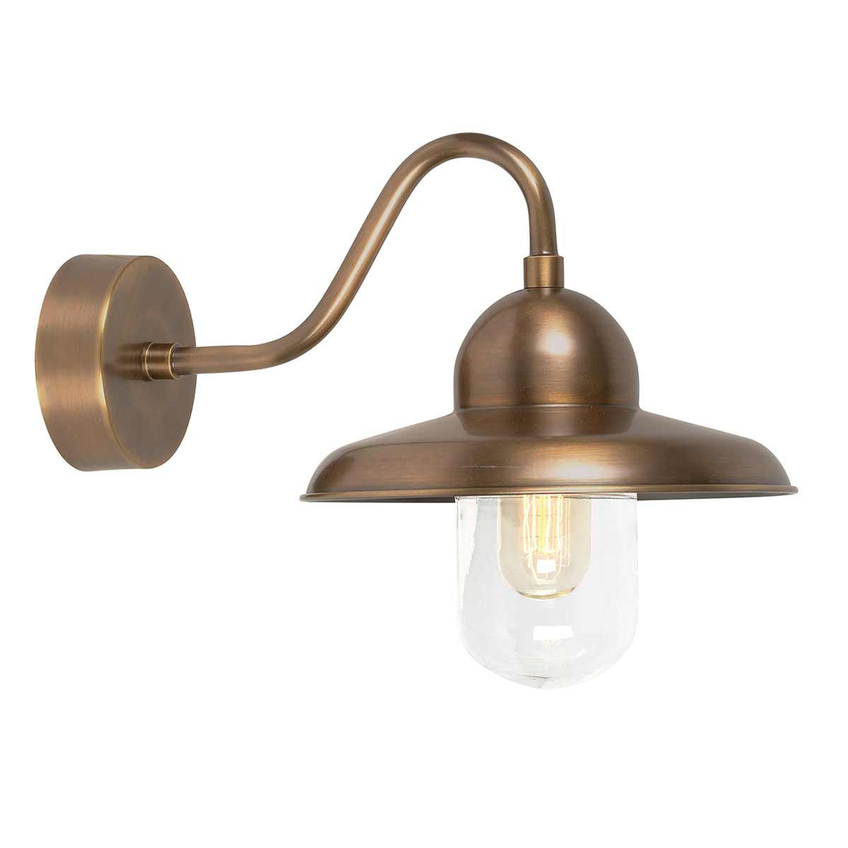Somerton Antikk messing utendørslampe Fra Elstead Lighting - Somerton er både funksjonell og elegant, perfekt for å gi hjemmet ditt et klassisk preg.