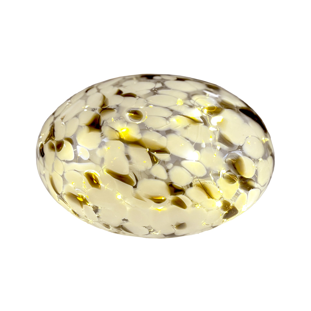 Sten 15cm Svart og hvitt bordlampe Fra Pixie Design - Steinlampen fra Pixie Design har et vakkert design med en marmorert overflate i svart og hvitt.