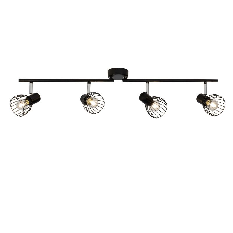 Blacky 4 Svart spotlight Fra Brilliant - Blacky spotlight er et stilig valg for de som &oslash;nsker &aring; skape en personlig belysningsl&oslash;sning.