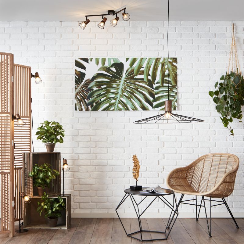Manama 4 Svart spotlight Fra Brilliant - Manama er en moderne spotlight som kombinerer retro og moderne design.