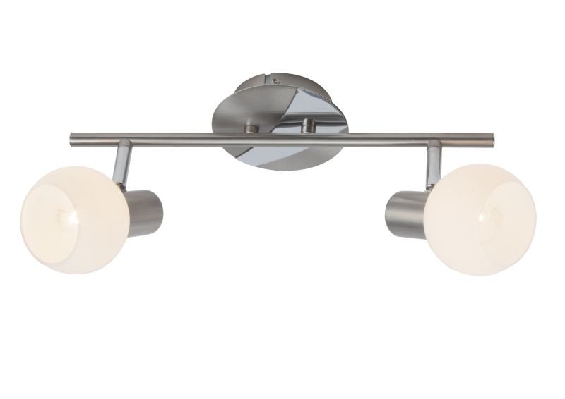 Tiara 2 Sølv spotlight Fra Brilliant - Tiara er en tidløs spotlight som gir fleksibel belysning i hjemmet, laget av metall i sølv.