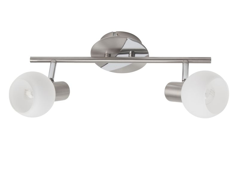 Tiara 2 Sølv spotlight Fra Brilliant - Tiara er en tidløs spotlight som gir fleksibel belysning i hjemmet, laget av metall i sølv.