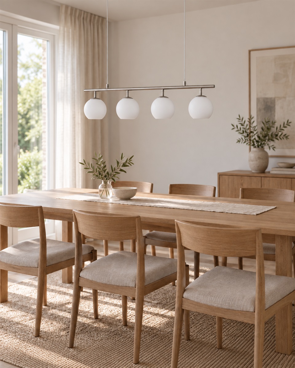 Globi 4 78cm Nikkel Taklampe Fra Nordic Lighting - Globi blir et dekorativt blikkfang som passer like godt i moderne hjem som i mer klassiske milj&oslash;er.
