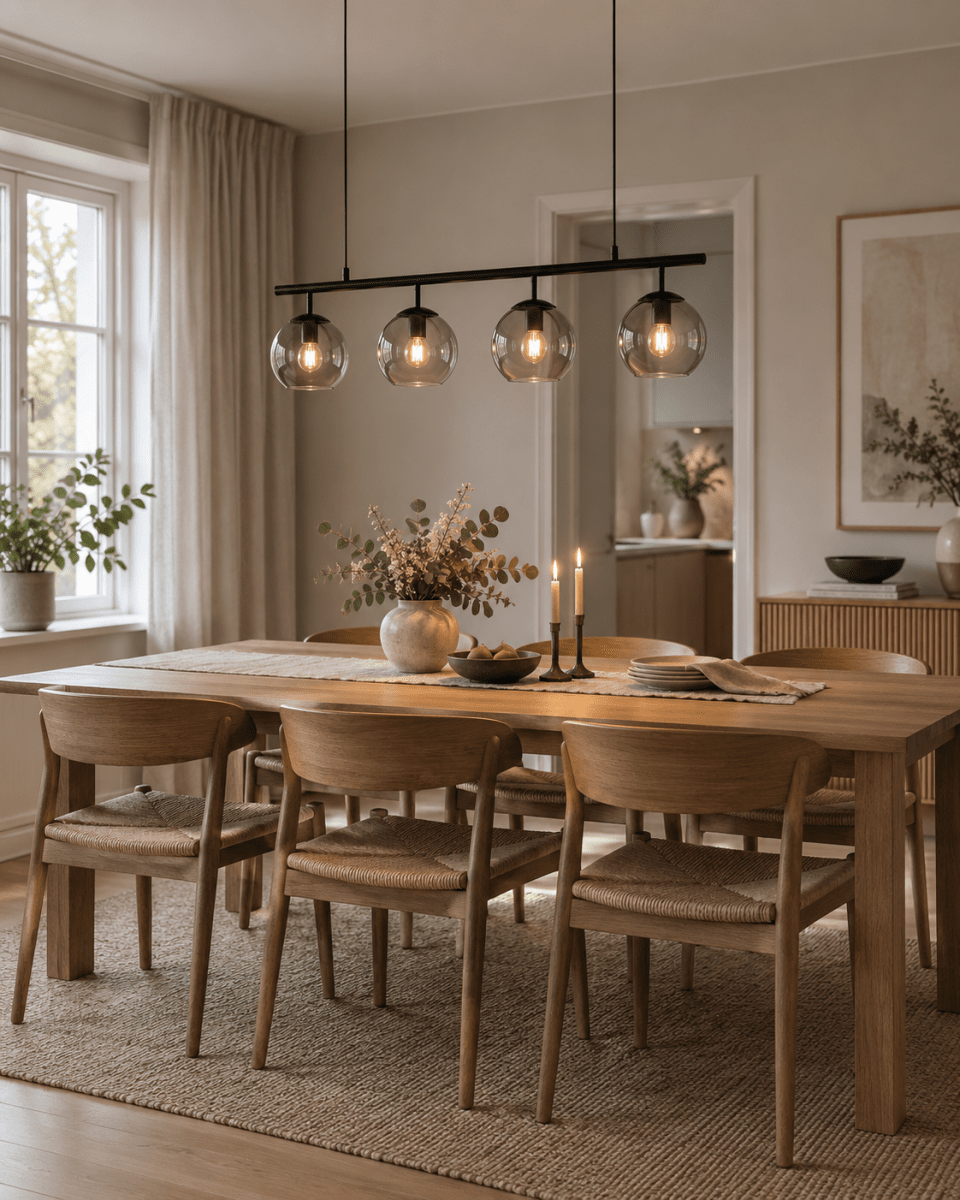 Globi 4 78cm Svart/Røkt Taklampe Fra Nordic Lighting - Globi blir et dekorativt blikkfang som passer like godt i moderne hjem som i mer klassiske milj&oslash;er.