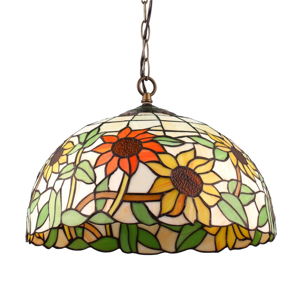 Solros Ø40 Flerfarget Fra Norrsken Design - Utgangsmaterialet i produksjonsprosessen er spesialfarget glass som er kuttet og polert for å passe til stykket.