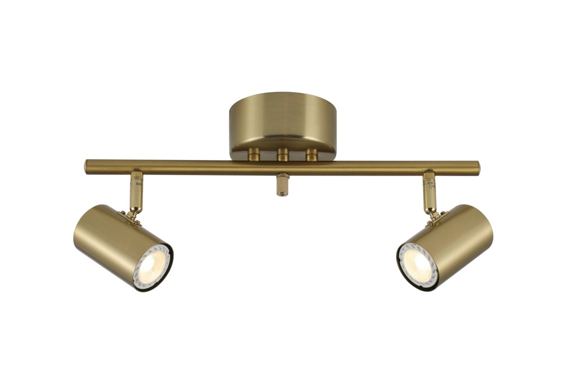 Zoom bilde av Omega 2 Messing spotlight Fra Nordic Lighting - Omega er en klassisk spotlight med et elegant design laget av metall i b&oslash;rstet messingfinish.
