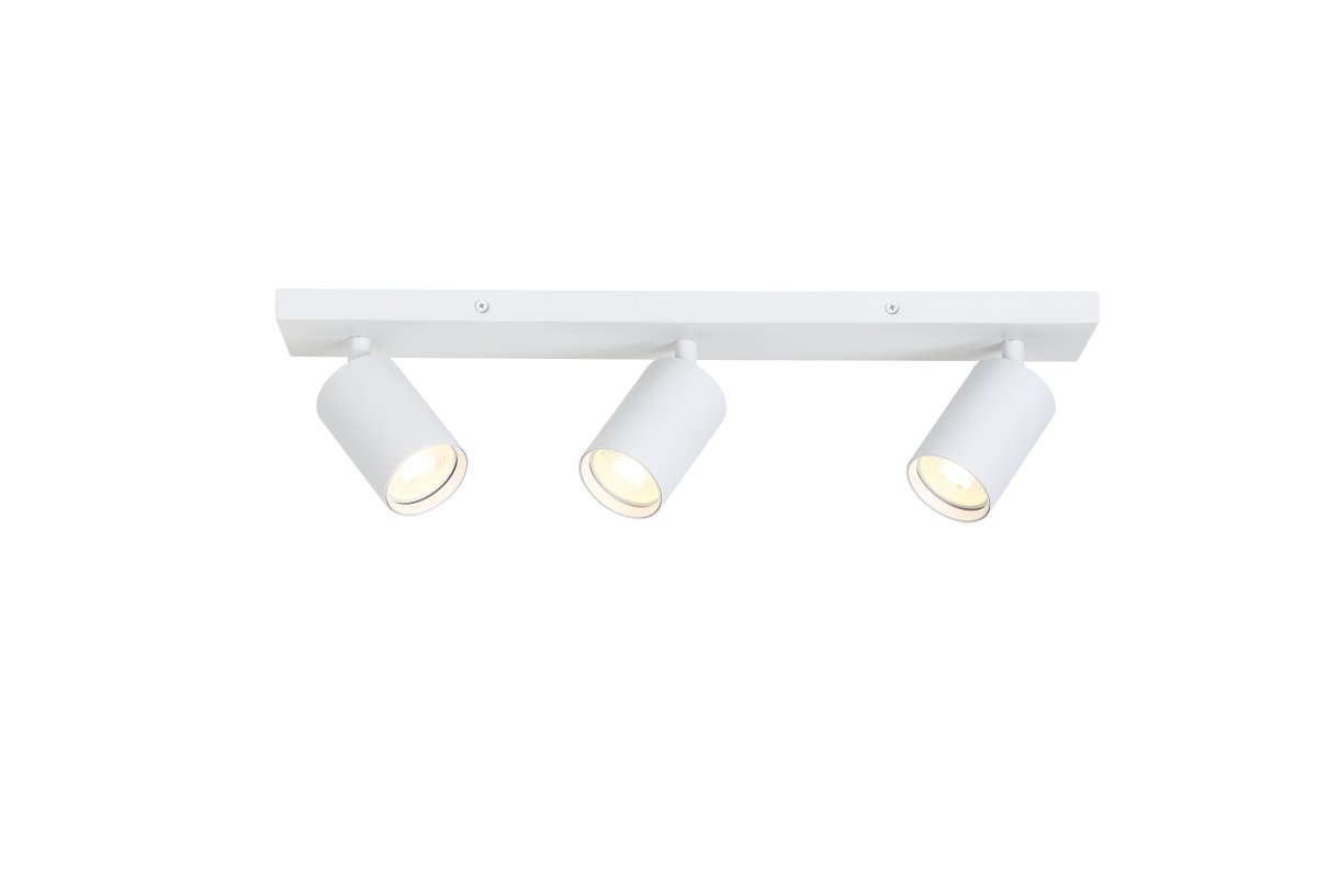 Crux 3 Hvit spotlight Fra Nordic Lighting - Crux er en klassisk spotlight med tidl&oslash;st design i hvitt metall.