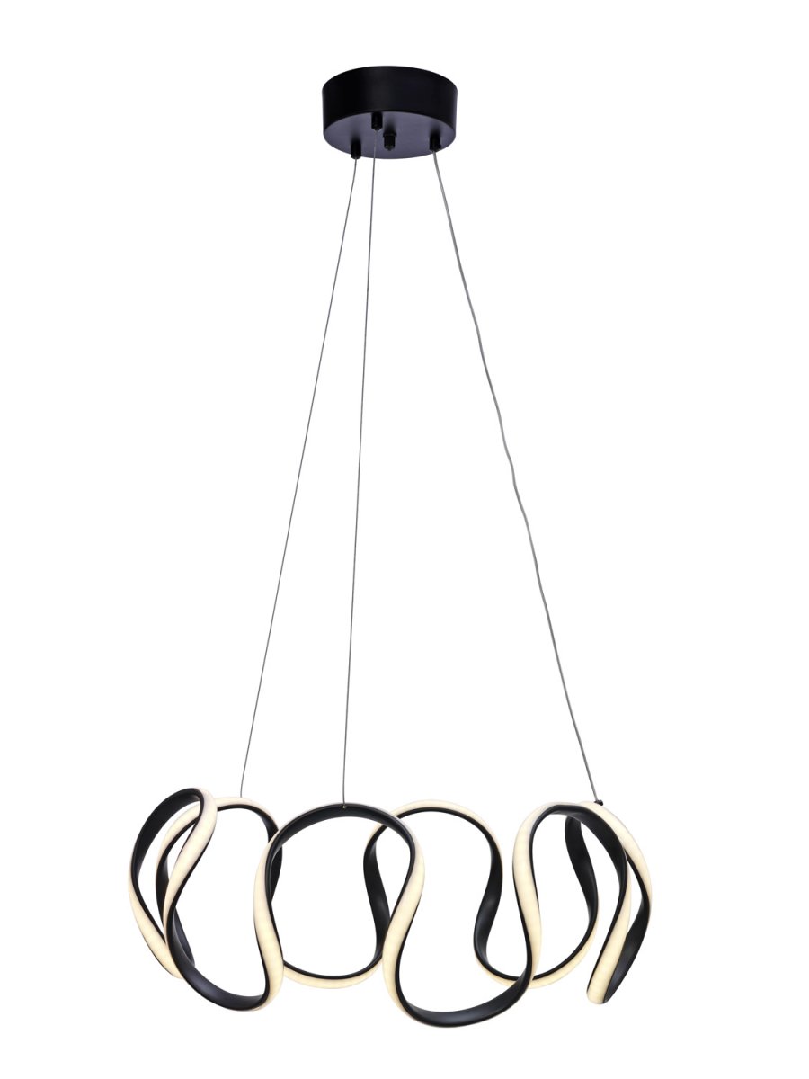 Wave Ø55 Svart Taklampe Fra Cottex - Perfekt for å henge over spisebordet eller i stuen for å legge til både stil og funksjon.