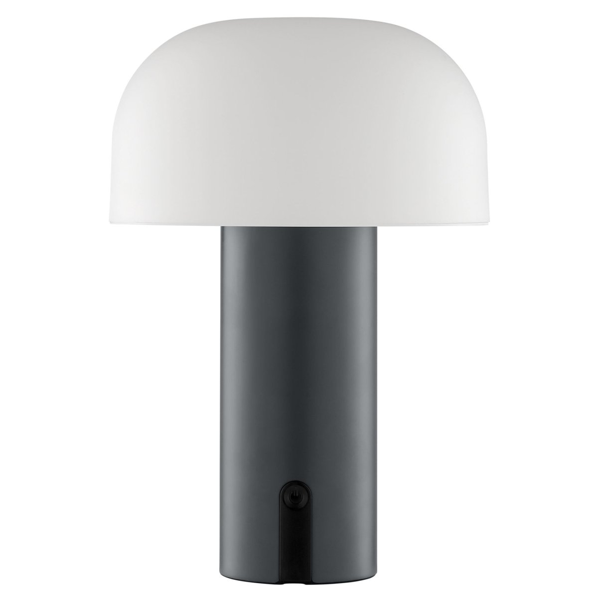 Mattis 20cm Grå bærbar Fra Brilliant - Mattis er en stilig og b&aelig;rbar bordlampe som kombinerer moderne design med praktisk funksjon.