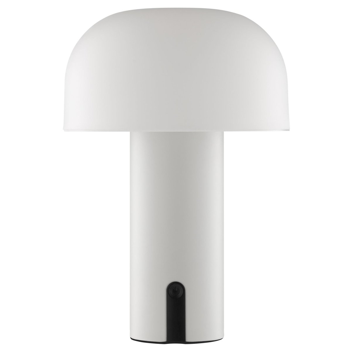 Mattis 20cm Kremhvit bærbar Fra Brilliant - Mattis er en stilig og b&aelig;rbar bordlampe som kombinerer moderne design med praktisk funksjon.