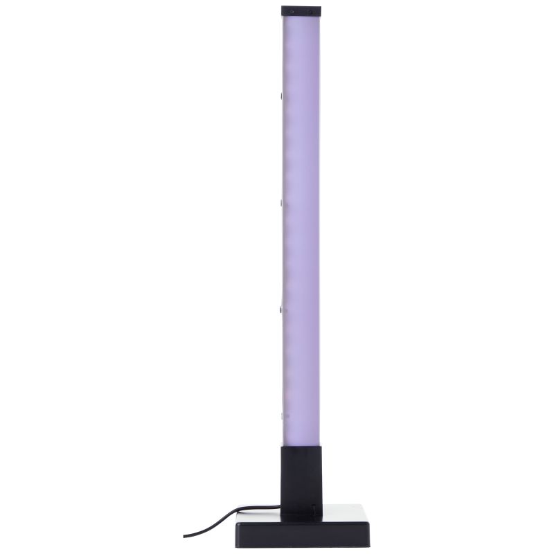 Neele 50cm Svart bordlampe Fra Brilliant - Med RGB LED har du tilgang til et bredt utvalg av farger og effekter, slik at du enkelt kan tilpasse lyset til hum&oslash;r og anledning.