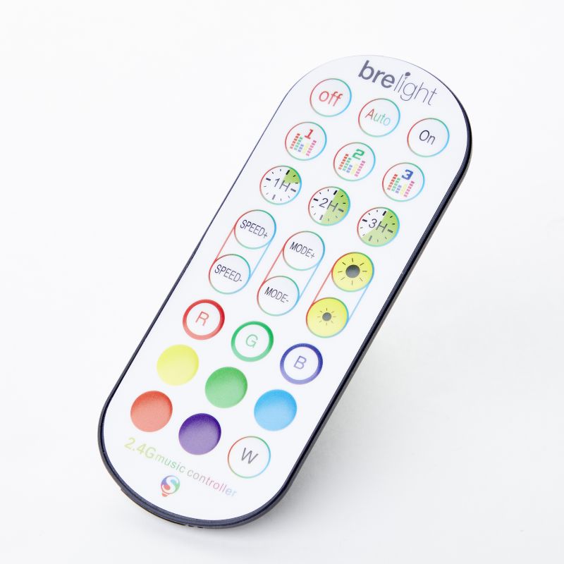 Neele 50cm Svart bordlampe Fra Brilliant - Med RGB LED har du tilgang til et bredt utvalg av farger og effekter, slik at du enkelt kan tilpasse lyset til hum&oslash;r og anledning.