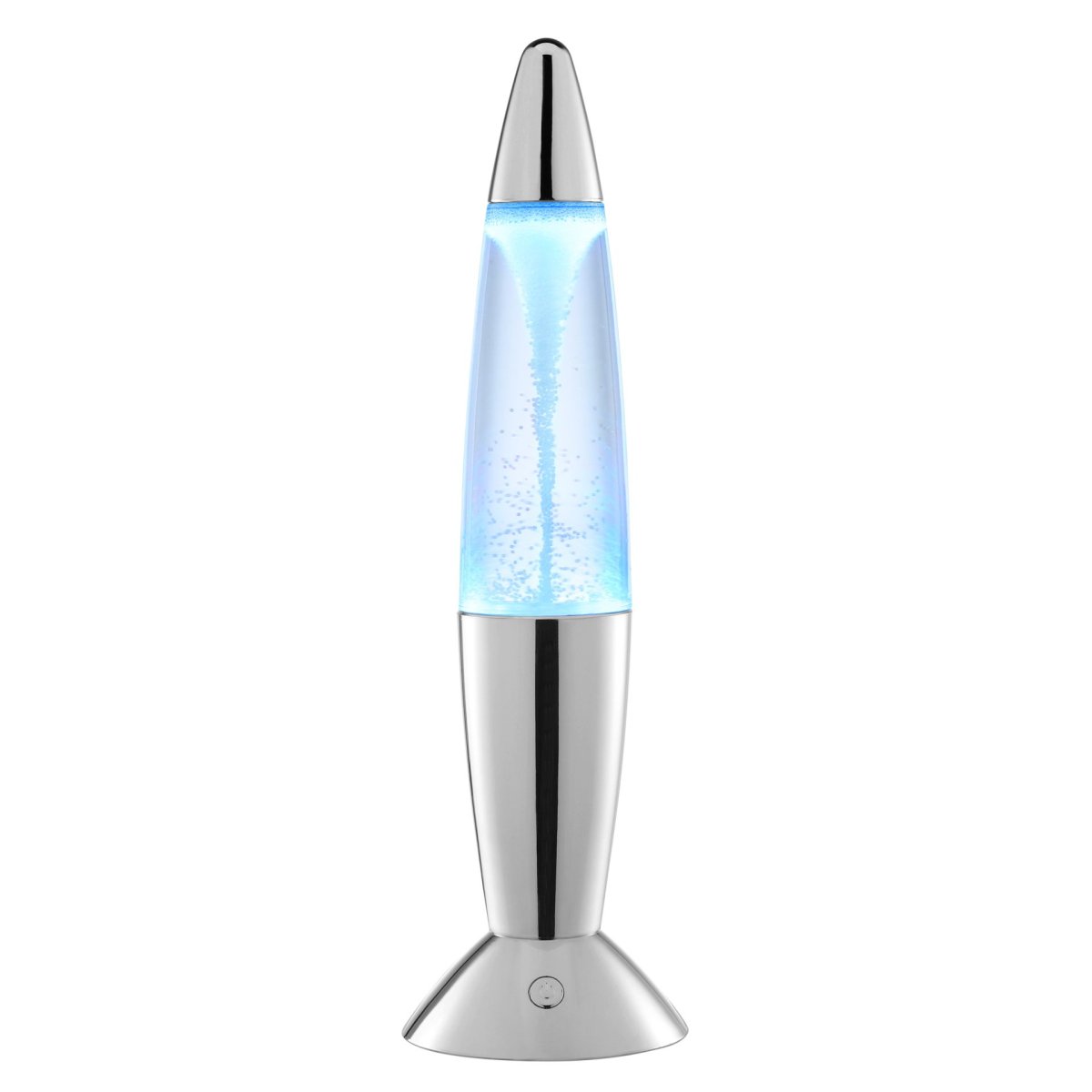 Stormlight 36cm Krom barnelampe Fra Brilliant - Stormlight er en dekorativ, bærbar bordlampe som kombinerer det klassiske retrodesignet til en lavalampe med en fascinerende tornadoeffekt.