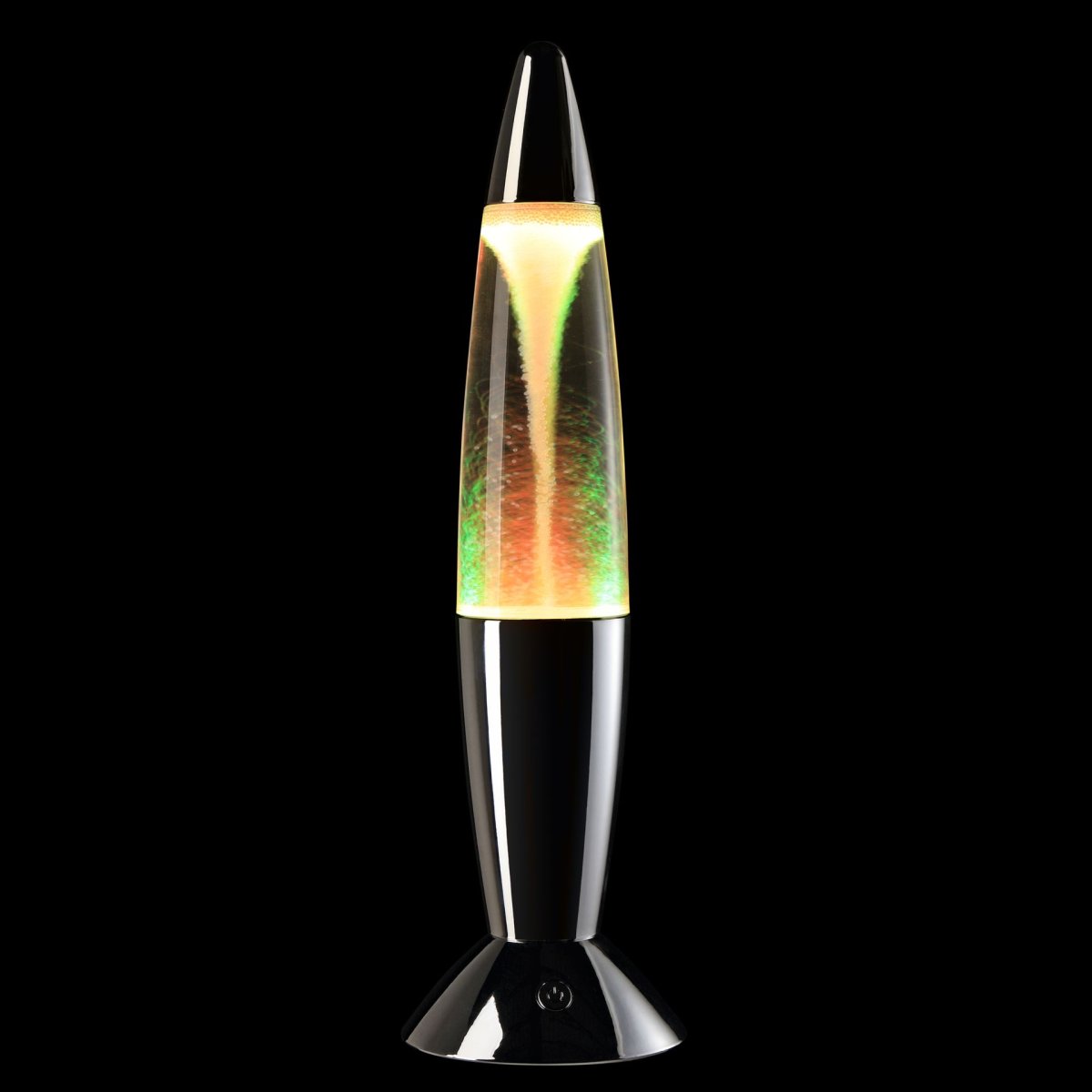 Stormlight 36cm Krom barnelampe Fra Brilliant - Stormlight er en dekorativ, bærbar bordlampe som kombinerer det klassiske retrodesignet til en lavalampe med en fascinerende tornadoeffekt.