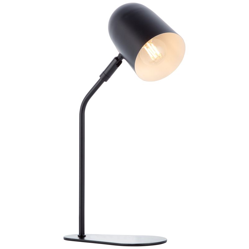 Tong 38cm Svart skrivebordslampe Fra Brilliant - Tong bordlampe gir et behagelig lys for arbeid, lesing eller som dekorativ belysning i ethvert rom.