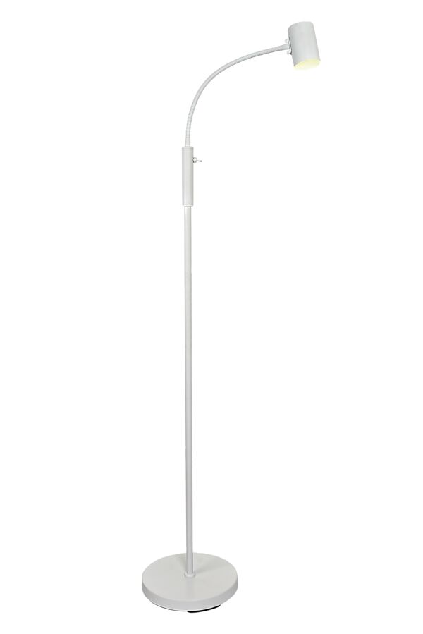 Hugin Hvit gulvlampe Fra Aneta Lighting - Kan med fordel kombineres med våre andre lamper fra Hugin-familien.