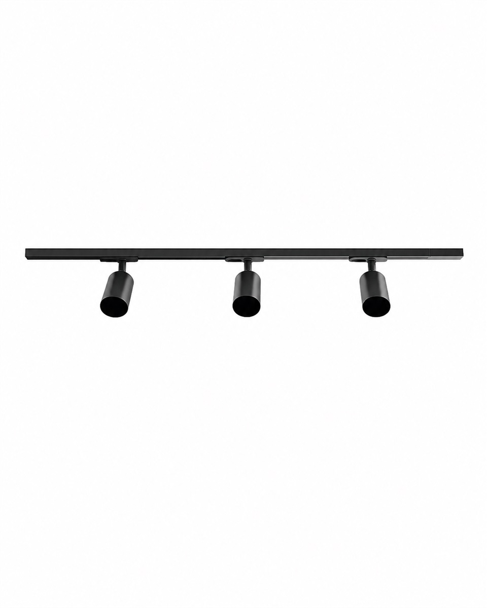 Forma 3-set Svart Fra Nordic Lighting - Pakken inneholder:1 m skinne, 1 stk.