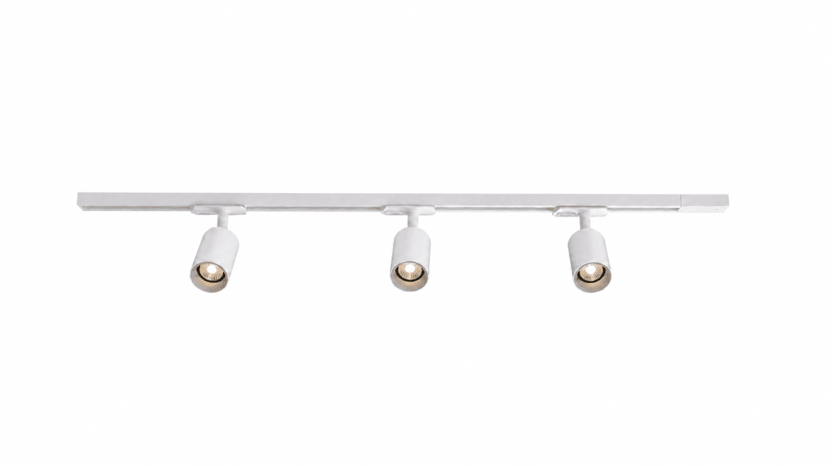 Forma 3-set Hvit Fra Nordic Lighting - Pakken inneholder:1 m skinne, 1 stk.