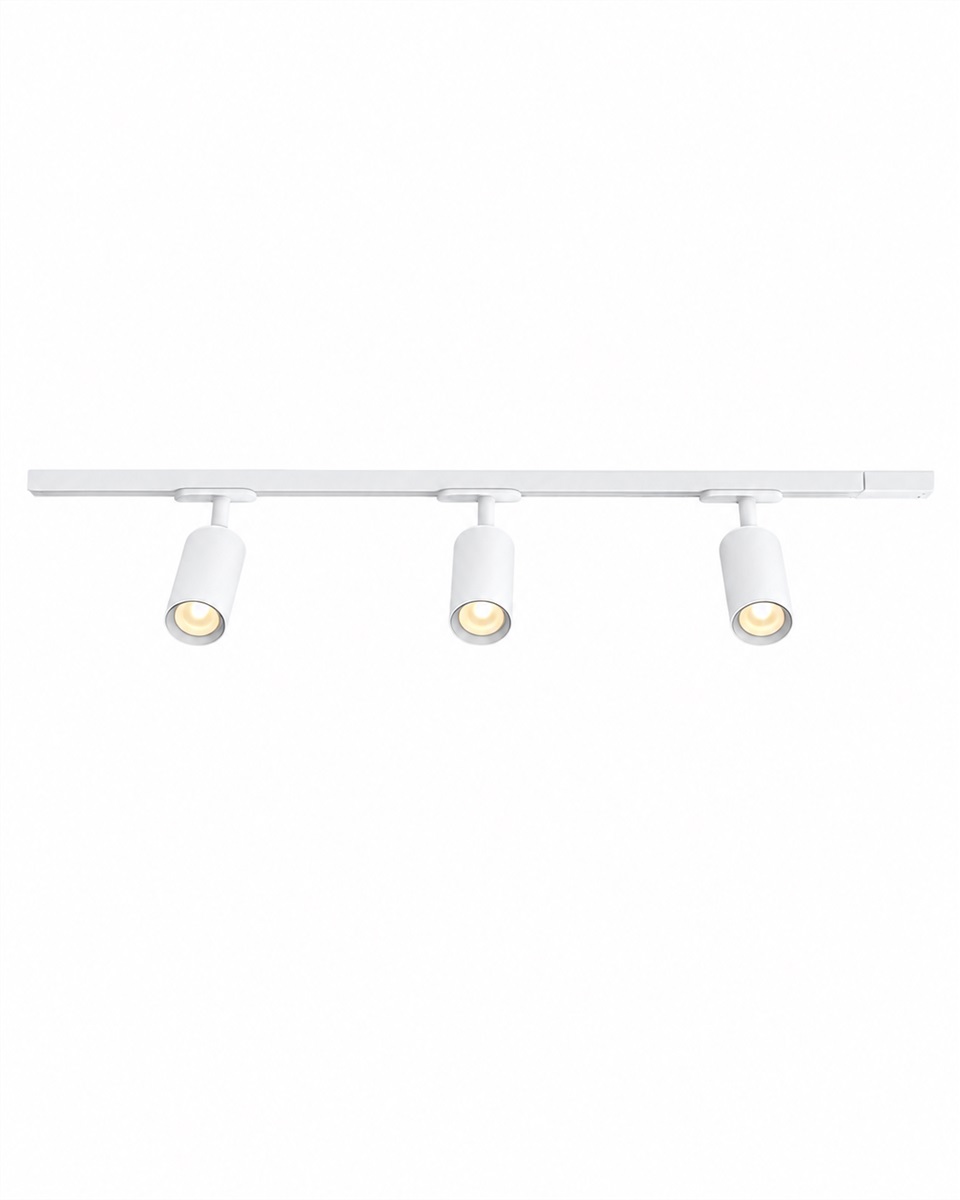 Forma 3-set Hvit Fra Nordic Lighting - Pakken inneholder:1 m skinne, 1 stk.