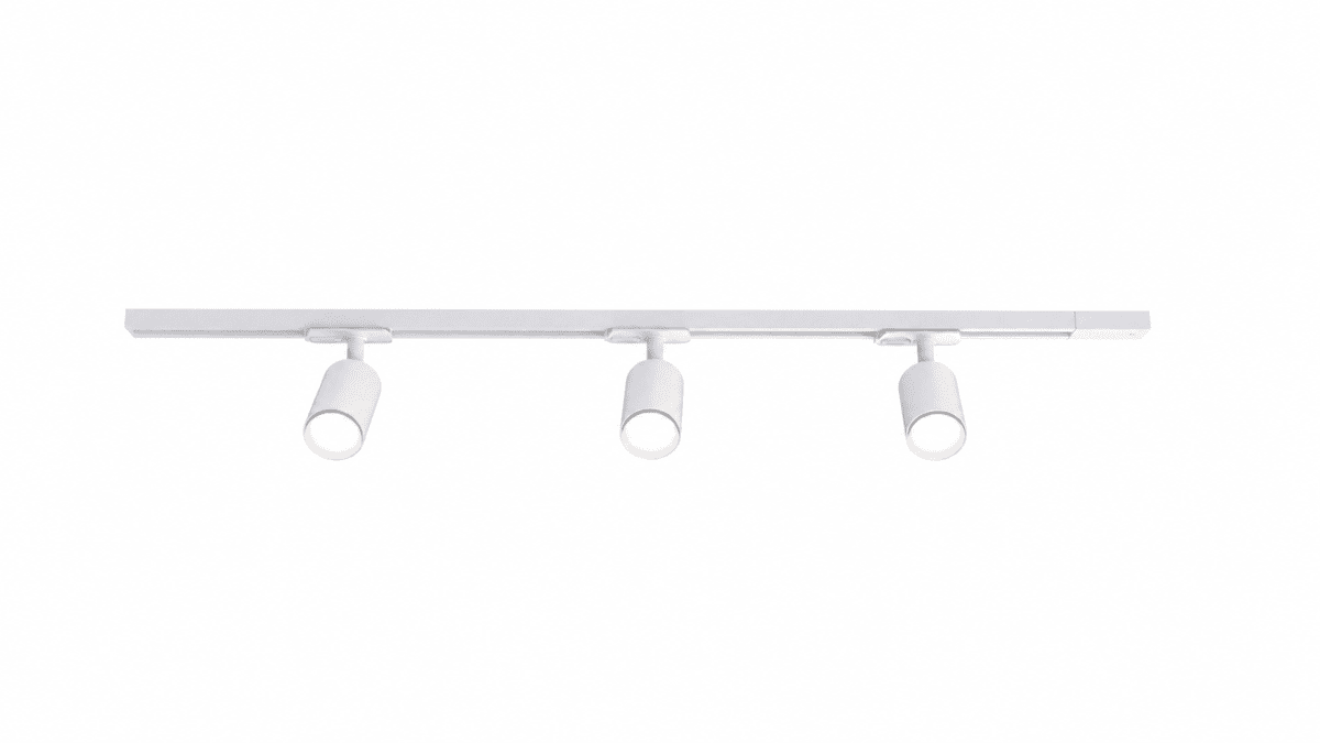 Forma 3-set Hvit Fra Nordic Lighting - Pakken inneholder:1 m skinne, 1 stk.