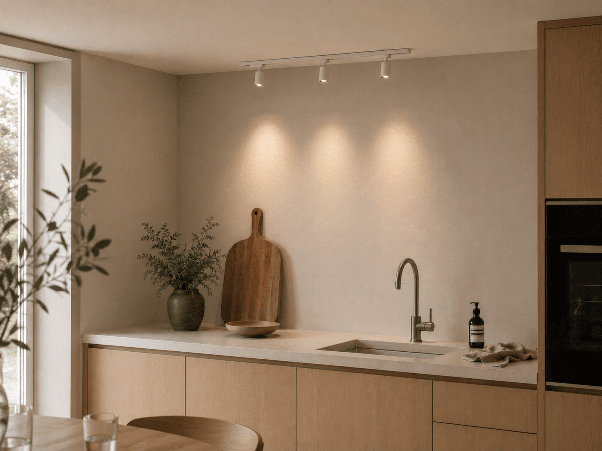 Forma 3-set Hvit Fra Nordic Lighting - Pakken inneholder:1 m skinne, 1 stk.