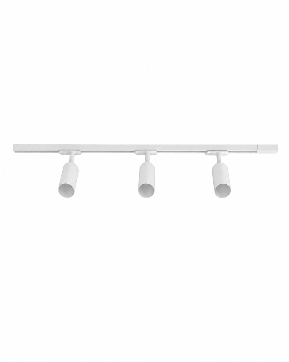 Forma 3-set Hvit Fra Nordic Lighting - Pakken inneholder:1 m skinne, 1 stk.